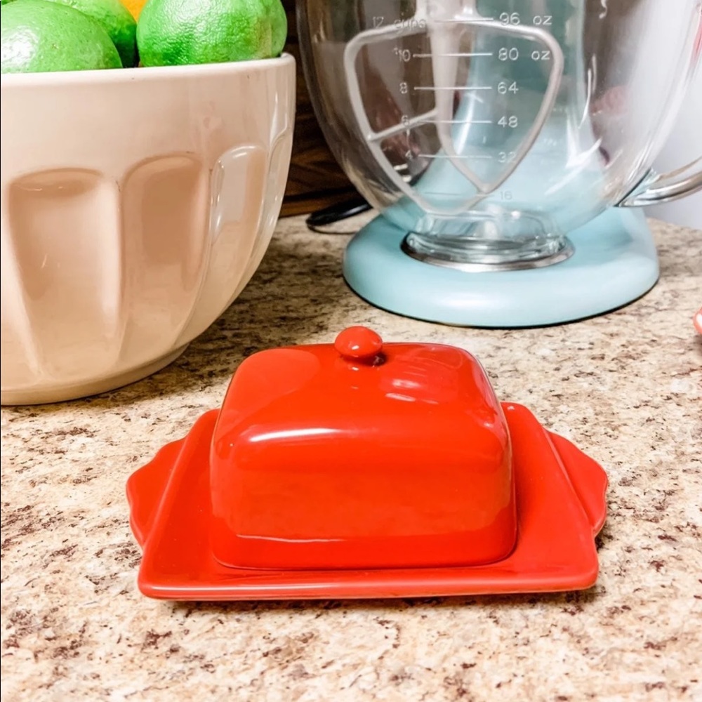 Anthropologie “Biscuit” Butter Dish